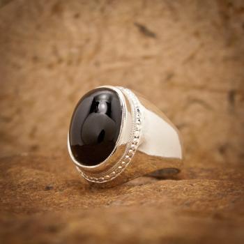 แหวนนิลแท้ แหวนผู้ชายเงินแท้ แหวนผู้ชายนิล #7
