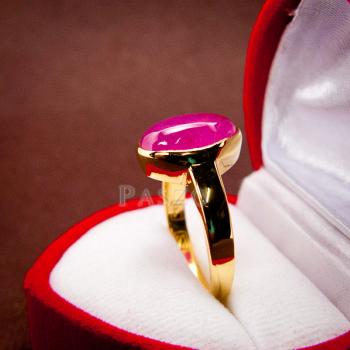 แหวนทับทิม หลังเบี้ย แหวนทอง90 #4