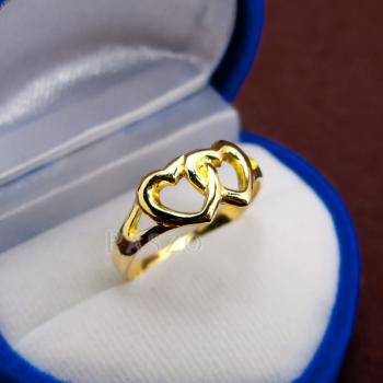 แหวนรูปหัวใจ แหวนทอง90  #2