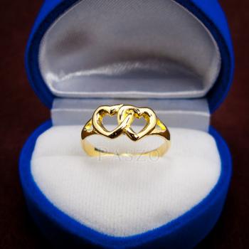 แหวนรูปหัวใจ แหวนทอง90  #4