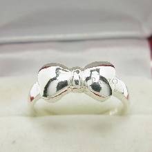 แหวนโบว์ แหวนโบว์หูกระต่าย แหวนโบว์มิกกี้เม้าส์ แหวนเงินแท้ 925
