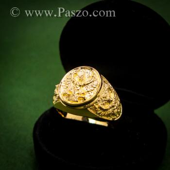 แหวนพญาครุฑ แหวนทอง90 แหวนทองผู้ชาย #3