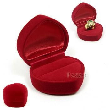 กล่องใส่แหวน รูปหัวใจ กล่องกำมะหยี่ #3