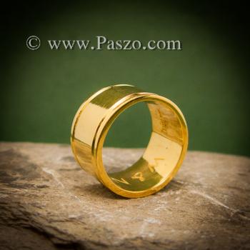 แหวนทองเกลี้ยง แหวนกว้าง12มิล แหวนทองแท้ #2