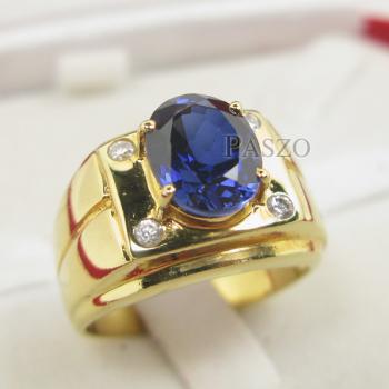 แหวนผู้ชาย แหวนพลอยไพลิน สีน้ำเงิน #3