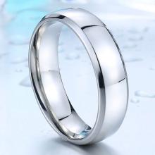 แหวนสแตนเลส แหวนเกลี้ยง หน้ากว้าง6มิล แหวนตะไบขอบเฉียง