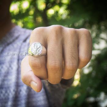 แหวนครุฑ แหวนเงินผู้ชาย หัวครุฑ #7