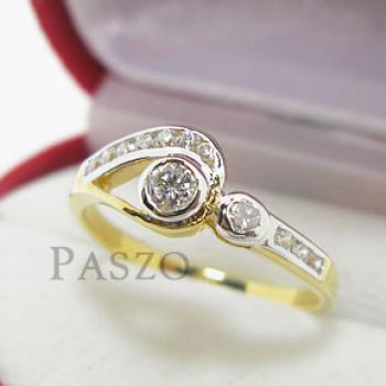 แหวนเพชร แหวนดวงตา แหวนทองชุบ #2