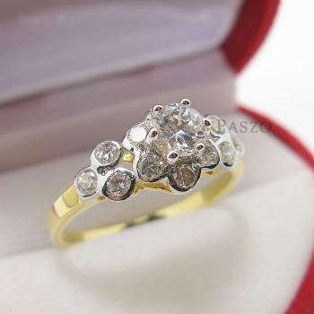 แหวนดอกไม้ แหวนเพชร แหวนหัวชู #1