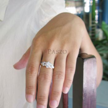 แหวนดอกไม้ แหวนเพชร แหวนหัวชู #4