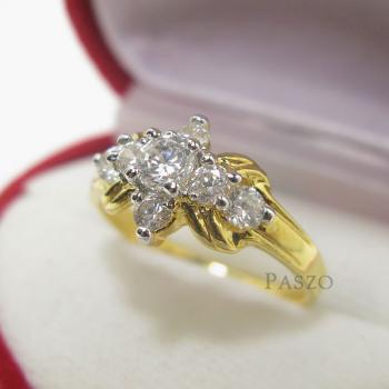 แหวนเพชร แหวนดาวกระจาย แหวนทองชุบ #1