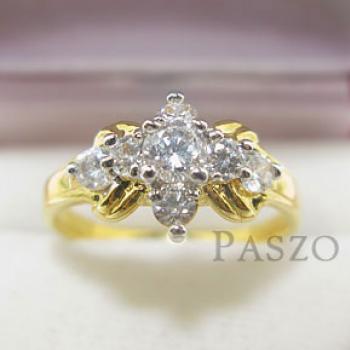 แหวนเพชร แหวนดาวกระจาย แหวนทองชุบ #2