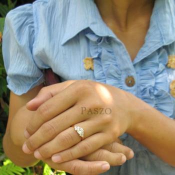 แหวนเพชรCZ แบบเล็ก น่ารัก #4
