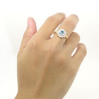 แหวนพลอยสีฟ้า blue topaz #4