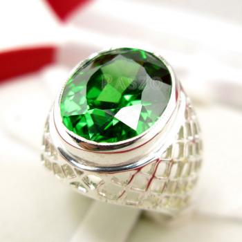 แหวนมรกต พลอยสีเขียว แหวนพลอยผู้ชาย #2