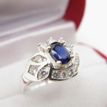 แหวนไพลิน แหวนเงินแท้ฝังพลอยไพลิน พลอยสีน้ำเงิน #3