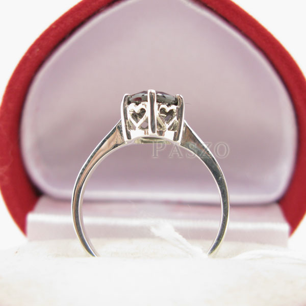 แหวนนิล แหวนพลอยเม็ดเดี่ยว แหวนผู้หญิง #5