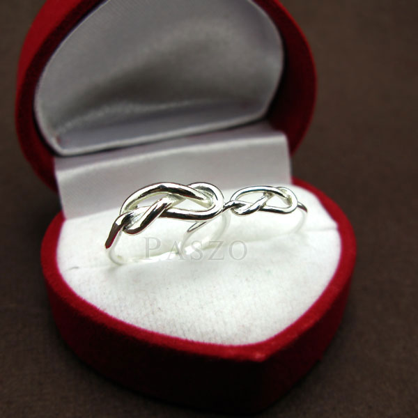 ชุดแหวนคู่รัก แหวนเงินคู่ แหวนแห่งรักนิรันด์ #1