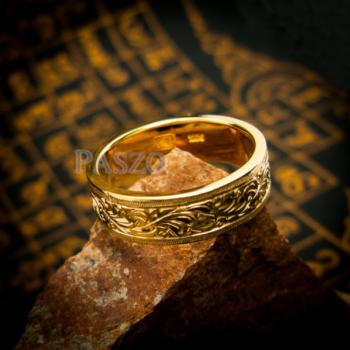 แหวนทองเกลี้ยง แหวนลายไทย แหวนทองแท้ #3