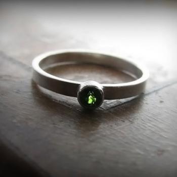 แหวนพลอยเขียว แหวนเงินแท้ พลอยมรกต #3