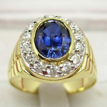 แหวนทองผู้ชาย แหวนไพลิน แหวนโรเล็กซ์ #2